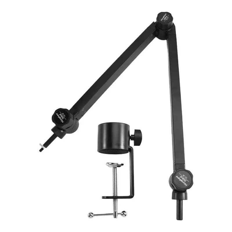 Foldable Microphone Suspension Boom Scissor Stand Recording Microphone Holder