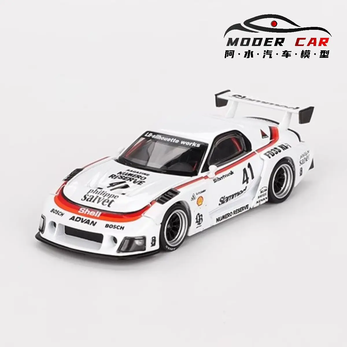 MINIGT 1:64 773 MAZDA RX7 Right rudder Diecast Model Car