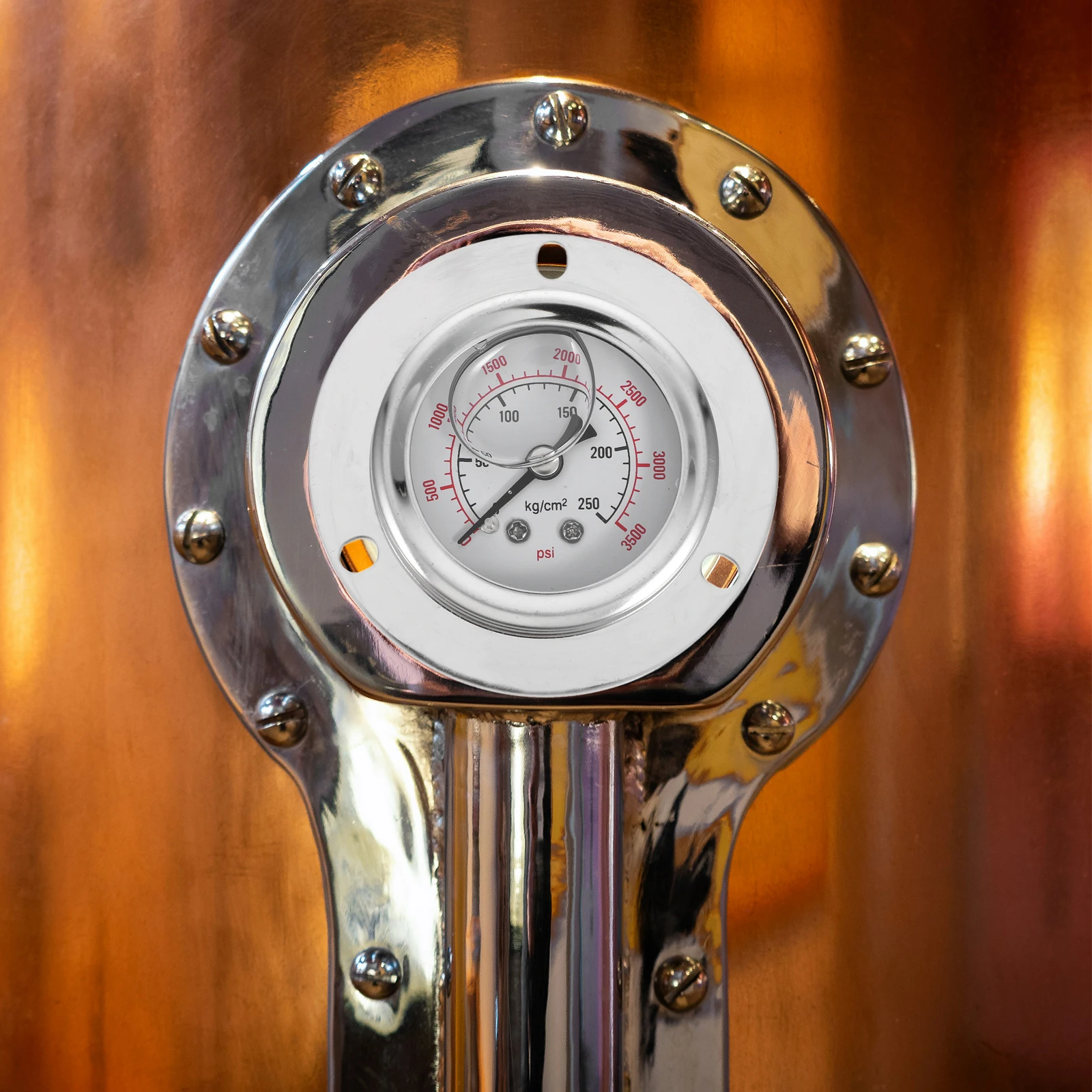 

Gauge Water Oil Measuring Tool Stainless Steel Shockproof Industrial Liquid Meter Flanged Pressure Gauge Metal Pressure Meter