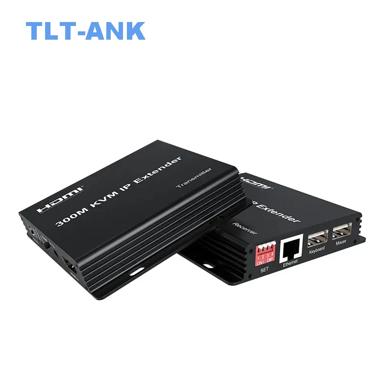 

300M HDMI KVM Extender over IP RJ45 Cat6 Cable 1080P Support Many TX to Many RX via Network Switch