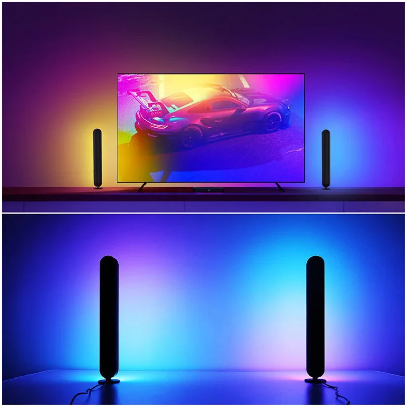 Đèn chơi game điều khiển bằng giọng nói Popular24KeyRGB Symphony, đèn nền máy tính 5VUSBE, đèn thu âm thanh thể thao