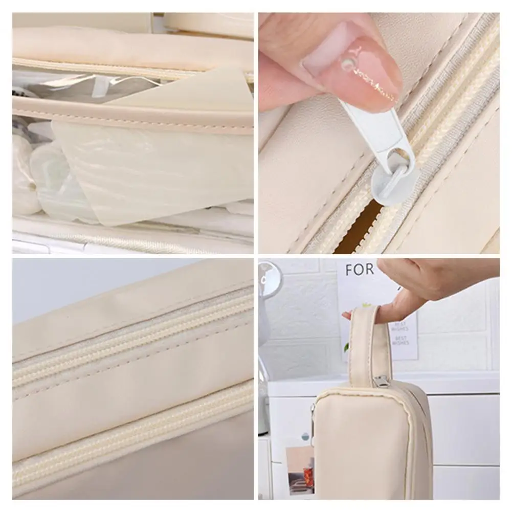Przezroczysty piórnik o dużej pojemności piórnik przybory szkolne piórnik Trousse Estuches Escolares piórnik biurowy
