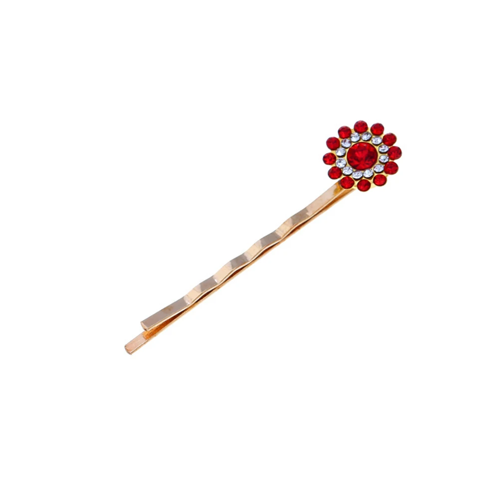 

3pcs Pearl Flower Rhinestone Hairpins Clips Rhinestone Barrettes Girls Jewelry Accessories Wedding Party Thick Thin Hair