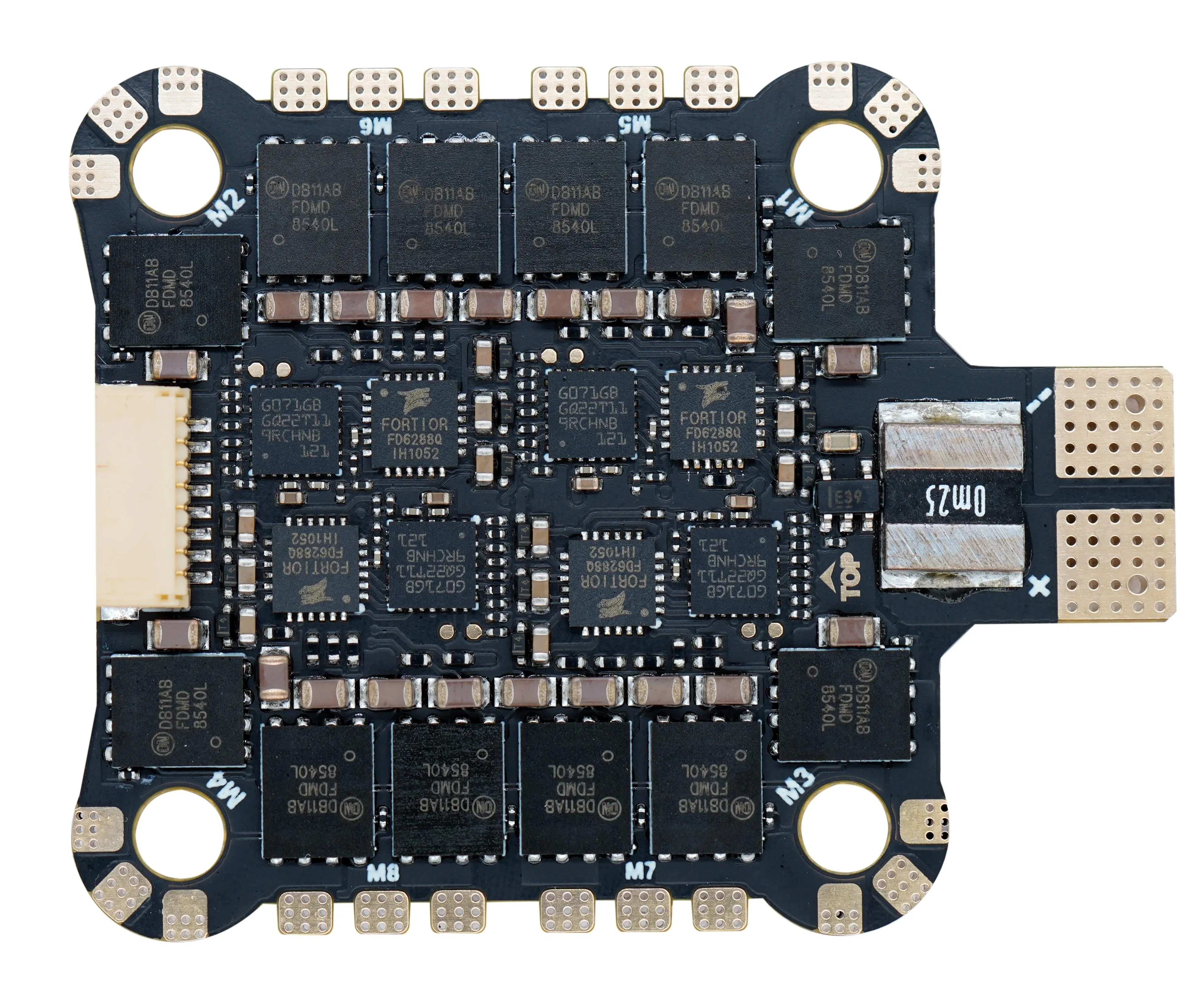 BoMaSNeutronrc 8in1 50a Dshot1200 Esc 2-8s 8 In 1 30.5mm Hole Distance Electronic Speed Controller For X8 Frame