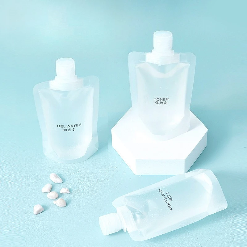 

30/50/100ML Lotion Dispenser Bag Travel Reusable Pouches Shampoo Liquid Leakproof Refillable Cosmetic Packaging Storage