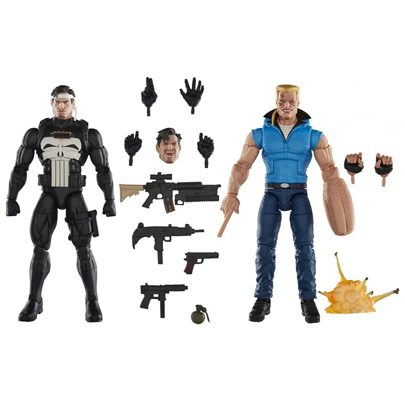 Hasbro Marvel Legends Punisher and Bushwacker (The Punisher War Journal Comics) Original Action Figure Model Toy Gift Collection