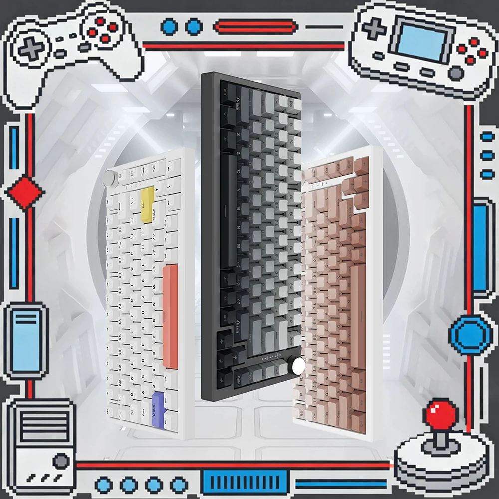 VGN A75 Wired Keyboard 40-Segment Adjustable Sensitivity E-sports Keyboard E-sports Level Low Delay For Pc Accessories Gifts