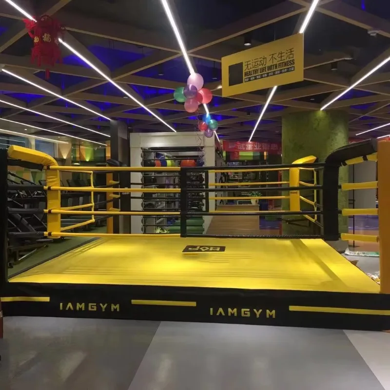 Portable MMA Cage and Boxing Ring Combo with Easy Fold Mechanism for Quick Setup