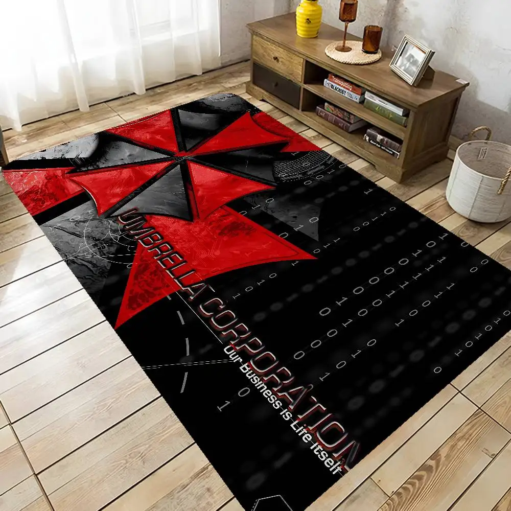 GAME E-Evils Cool R-Resident Floor Mat INS Style Soft Bedroom Floor House Laundry Room Mat Anti-skid Household Carpets