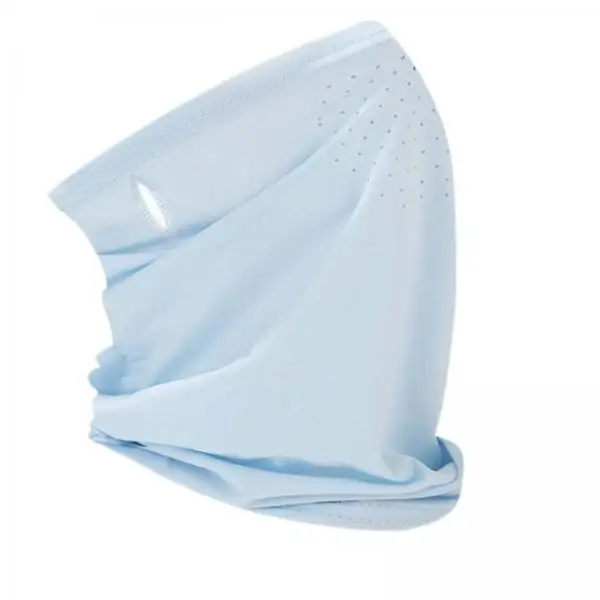 Thin Lightweight Face Covering Breathable Cooling Neck Gaiter Balaclava Sun Protection Scarf for Travel and Beach