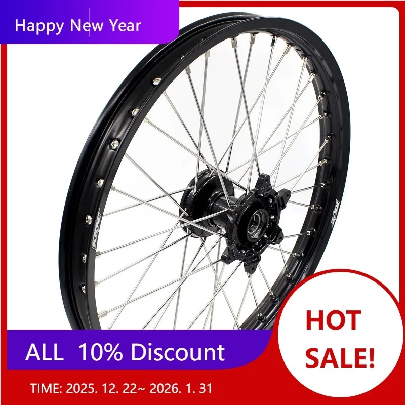 

【2025】 Комплект литых колес для внедорожных мотоциклов для YAMAHA YZ125 YZ250 1999-2024 YZ250F 2001-2024 YZ450F 2003-2024 окрашенный черный