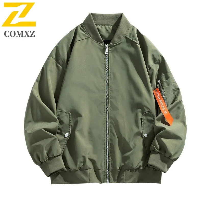 

COMXZ Мужская бейсбольная форма высокого качества, брендовая роскошная дизайнерская осенняя спортивная дорожная куртка на открытом воздухе, красивая уличная одежда Chaqueta