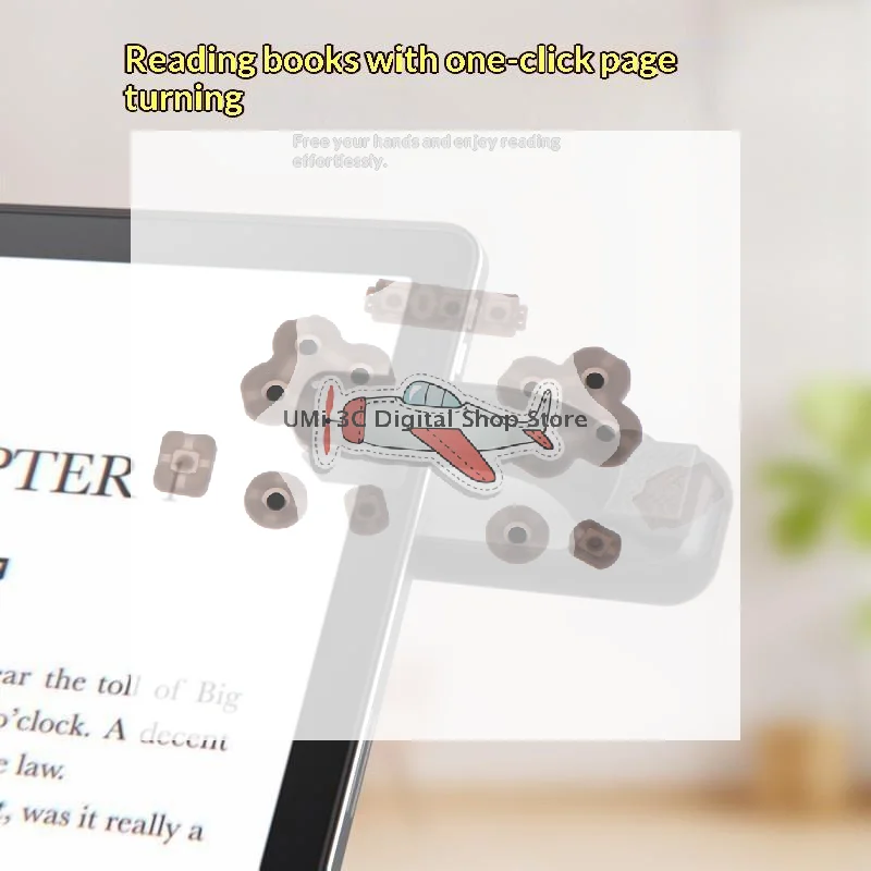 2-in-1 Page Turner Clicker Wireless Page Turner Remote Lightweight Record Triggers Remote for  Paperwhite Accessories