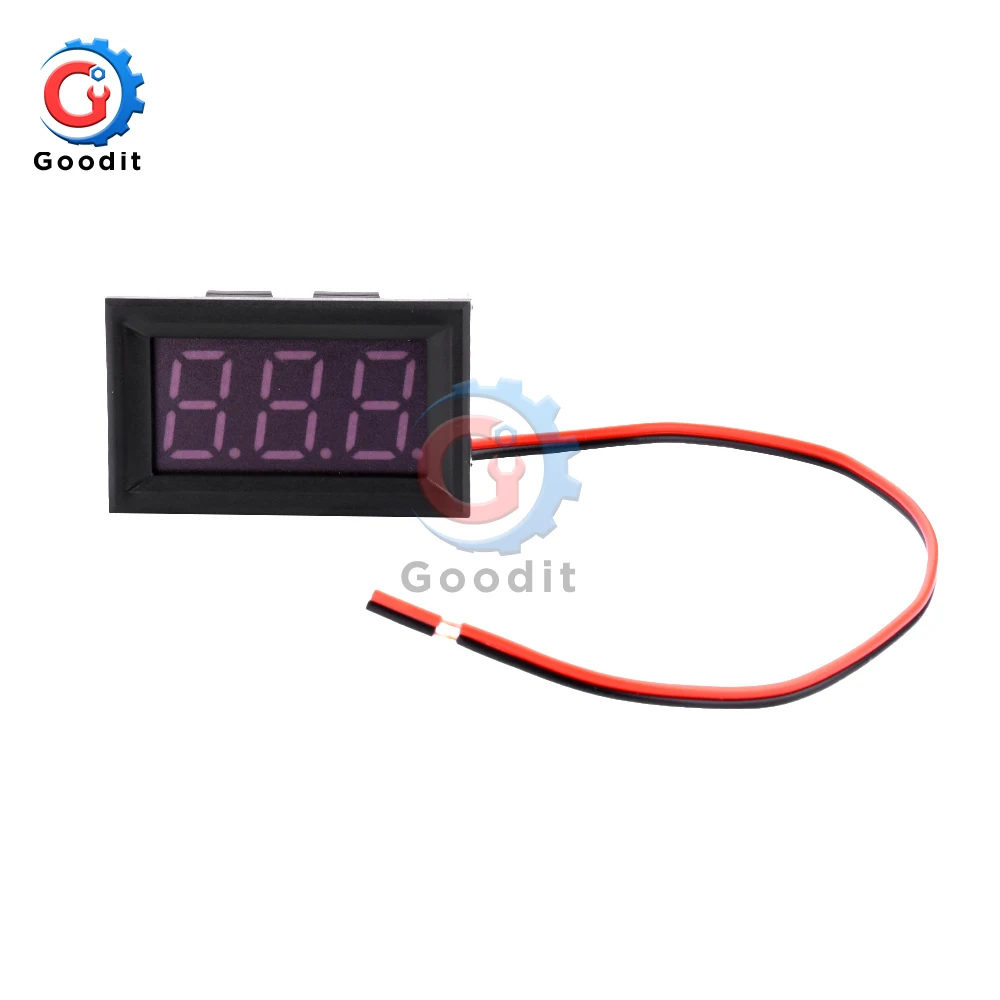 Digital Voltmeter AC70~500V Voltage Panel Meter Red/Blue/Green/White/Orange For 12V 24V 110V 220V Electromobile Motorcycle Car