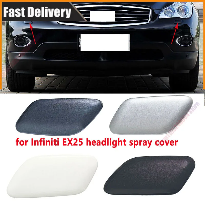 For Infiniti EX25 Front Bumper Spray Gun Cover Headlight Spray Cover Headlight Cleaning Nozzle Cover