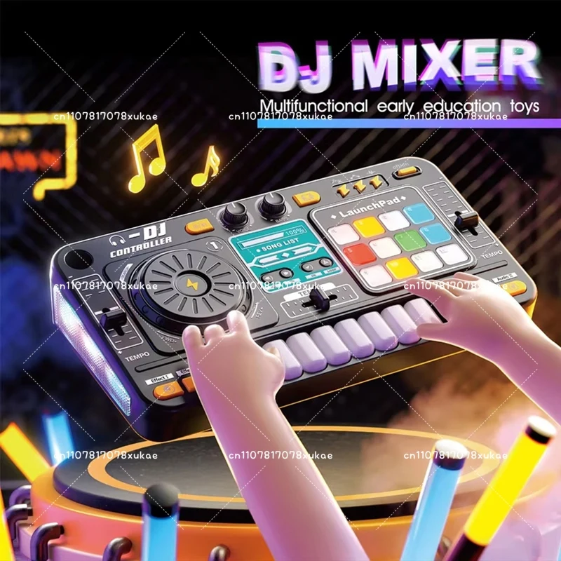 

Детский проигрыватель DJ, детская имитация, многофункциональный DJ-микшер, контроллер, электронный орган, DJ-плеер, музыка
