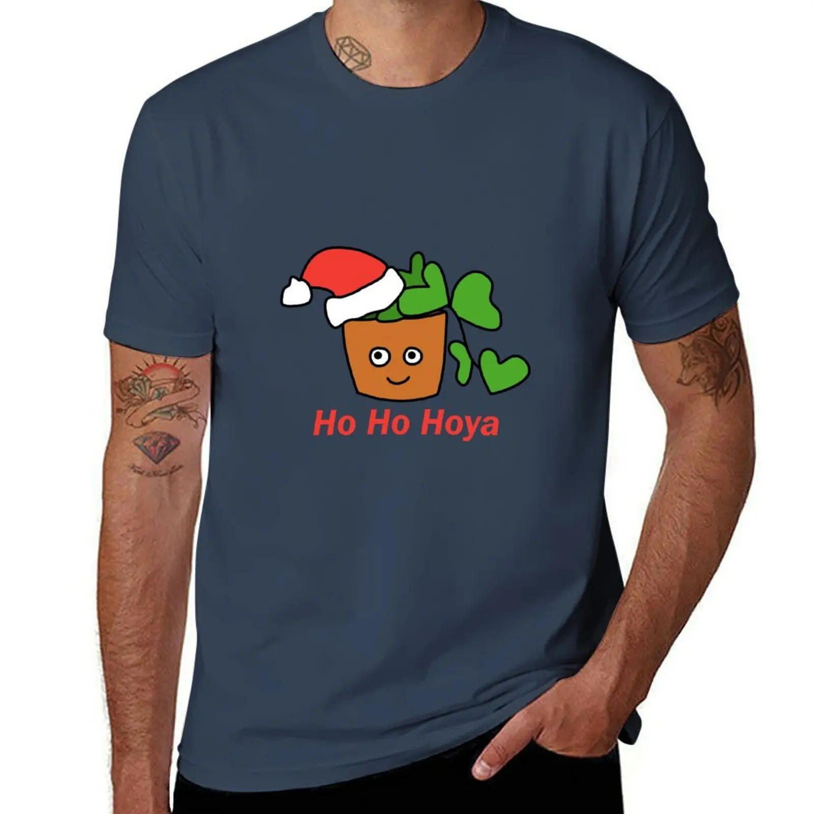 

Ho Ho Hoya plant design T-Shirt man tshirt anime t shirts for man t shirts with prints T-Shirt