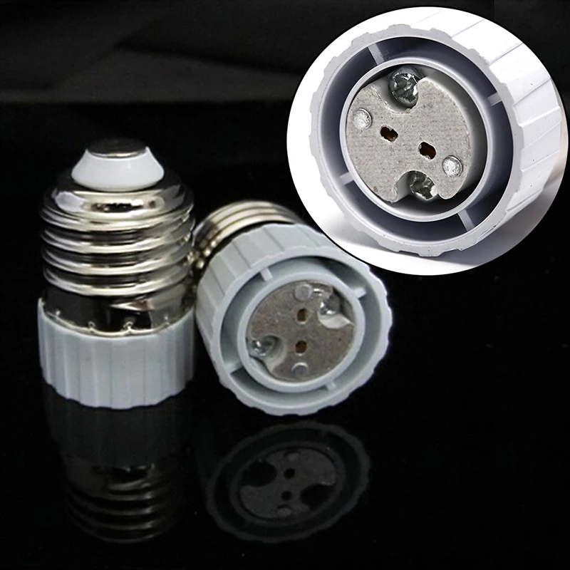 E27 To MR16 Base Converter E27 Lamp Holder Adapter Screw Socket E27 To GU5.3 G4 LED Bulb Parts Caremic LED Light Lamp Adapter