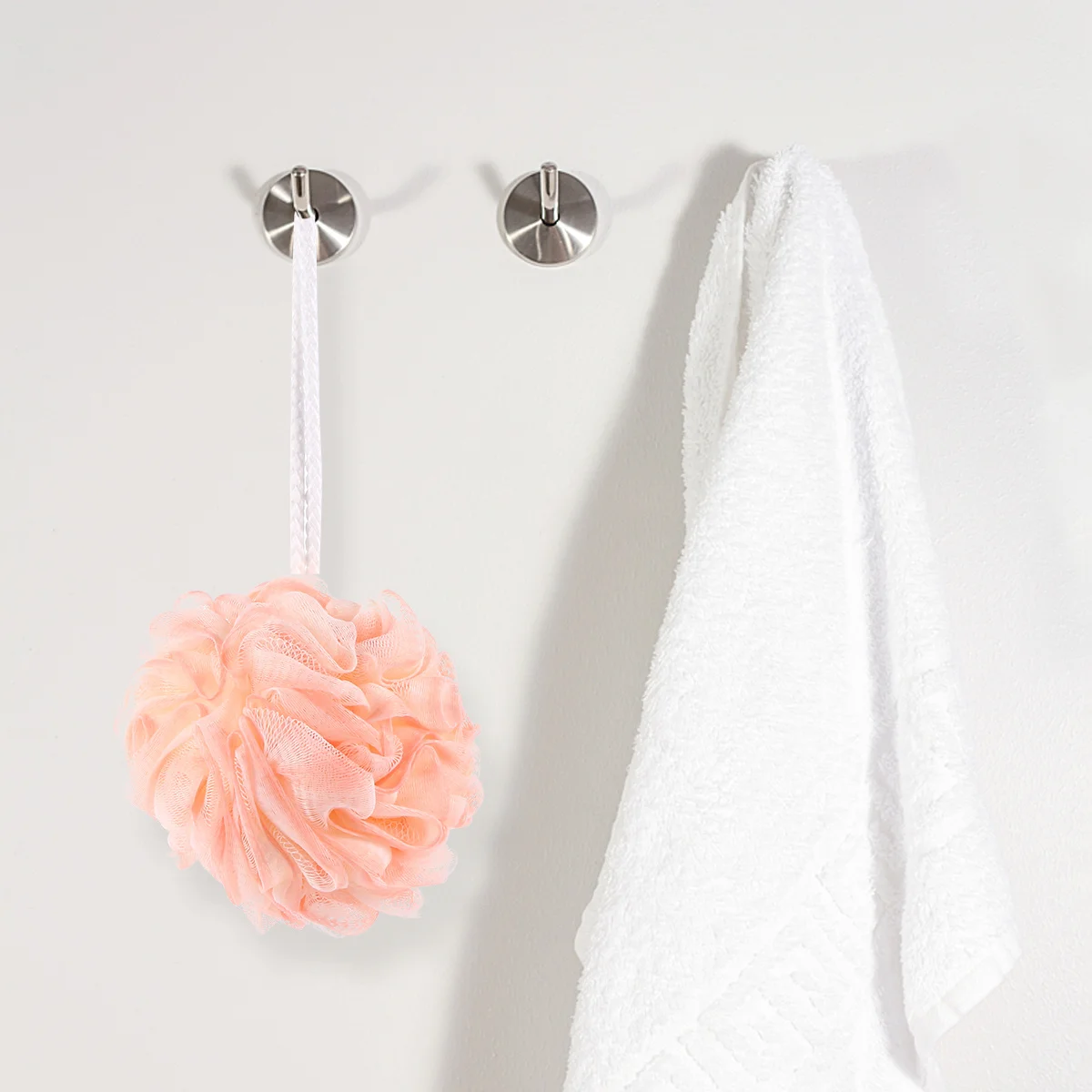 

3pcs Bath Mesh Pouf Soft Skin Cleaner Maker Making Mesh Bath Net Bathing Accessories For Men Women