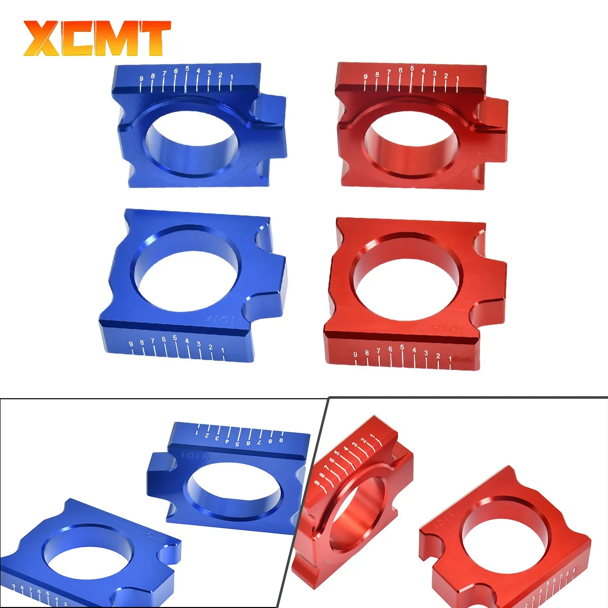 

Motorcycle CNC Rear Axle Block Chain Adjuster For Honda 250R 250X 250RX 450R 450X 450RX 450L R RX CR 125 250 CRF250R CRF450R CRF