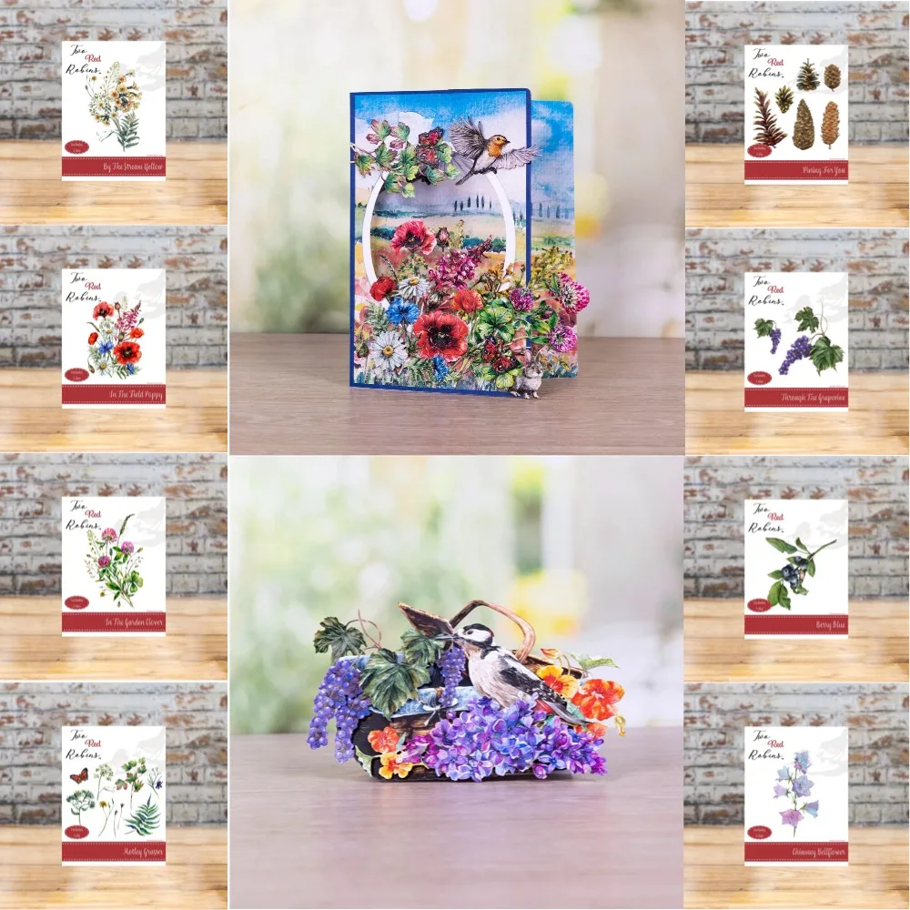 Mouse Flower Grape 2025 New Metal Cutting Dies For DIY Scrapbooking Crafts Maker Photo Album Template Handmade Decoration