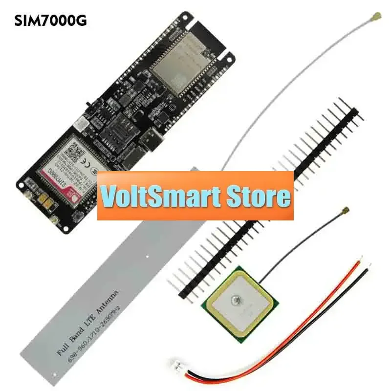 VoltSLILYGO TTGO T-SIM7000G ESP32 4/16MB Flash Global Positioning System Wireless Communication Module Small Card Development Bo