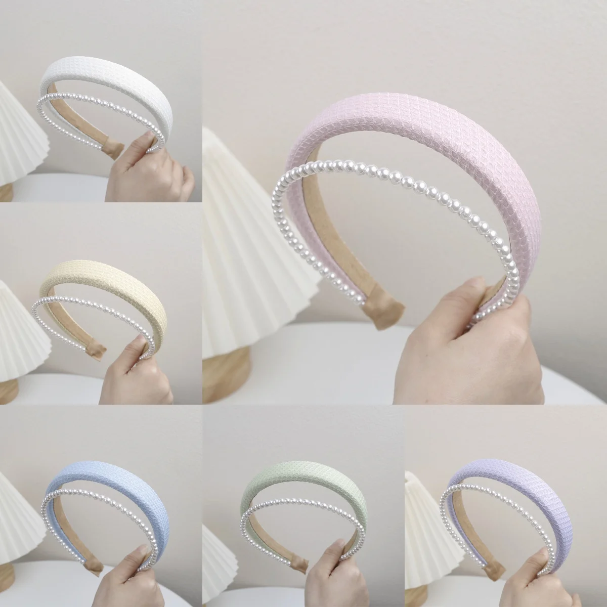 

Pearl Hairband Non-Slip Design Vintage Elegant Hair Hoop Light Luxury Style for Women Girls Daily Spring Summer Accessories