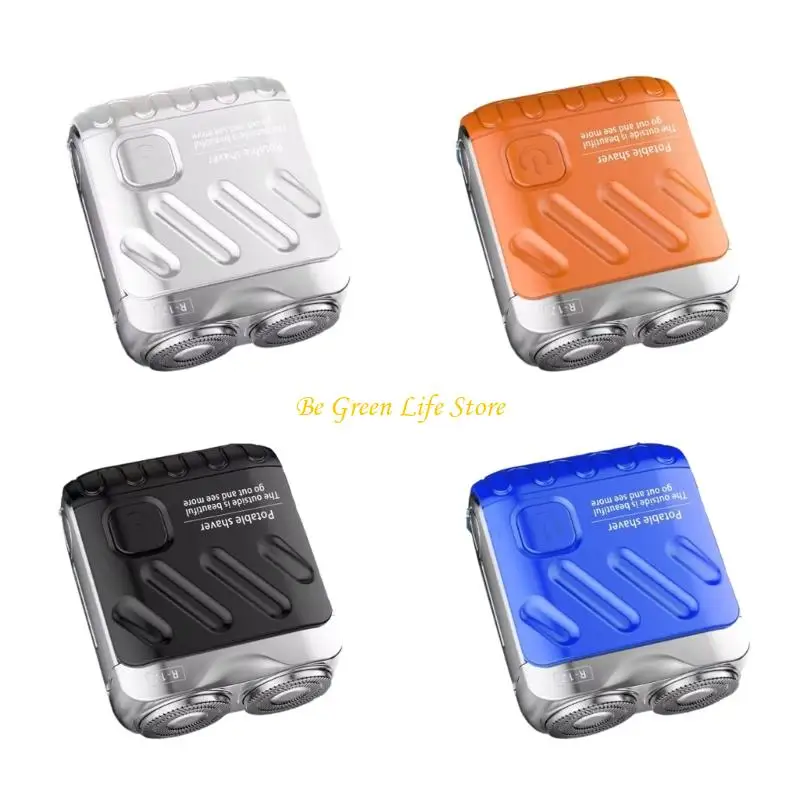 

M7DF Lightweight Travel Friendly Men Shaver Beard Trimmer Double Head Electric Razors