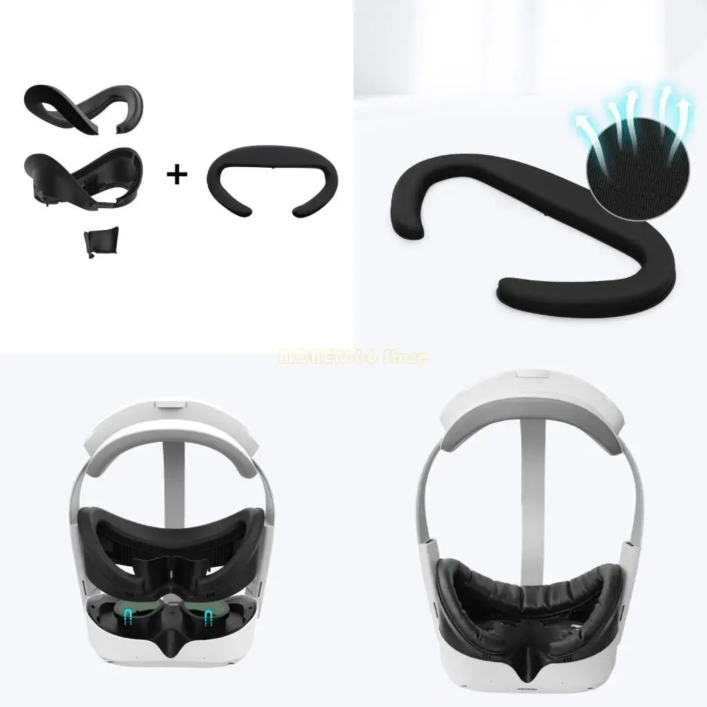 F62C 페이스 인터페이스 브래킷 스폰지 페이스 패드 PICO 4 헤드셋을위한 교체