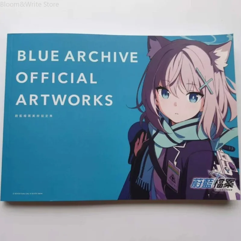 Blue Archive Vol 1-3 Reproduction Art Materials Cosplay Anime Merchandise Cute Girl Sunaookami Shiroko Illustration Collection