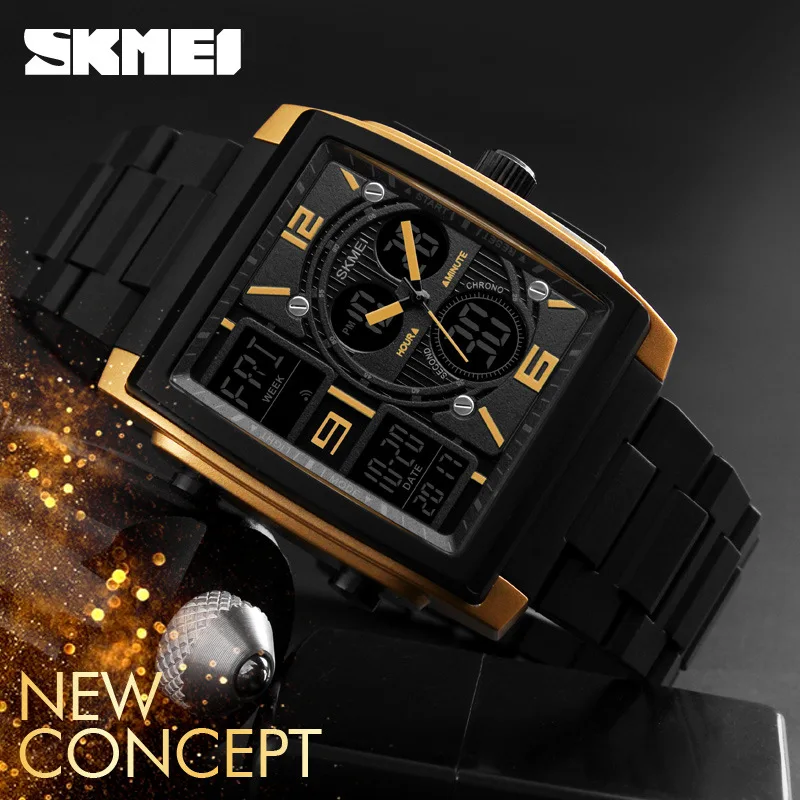 Skmei Fashion Men's Electronic Watch Multi-Functional Outdoor Sport Watch Student Sports Electronic Watch