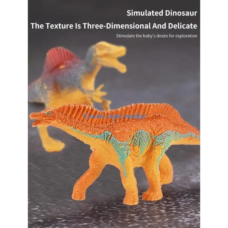 Mochila con figuras dinosaurios 090B, mochila dinosaurio aspecto realista para regalo fiesta, juguete educativo para