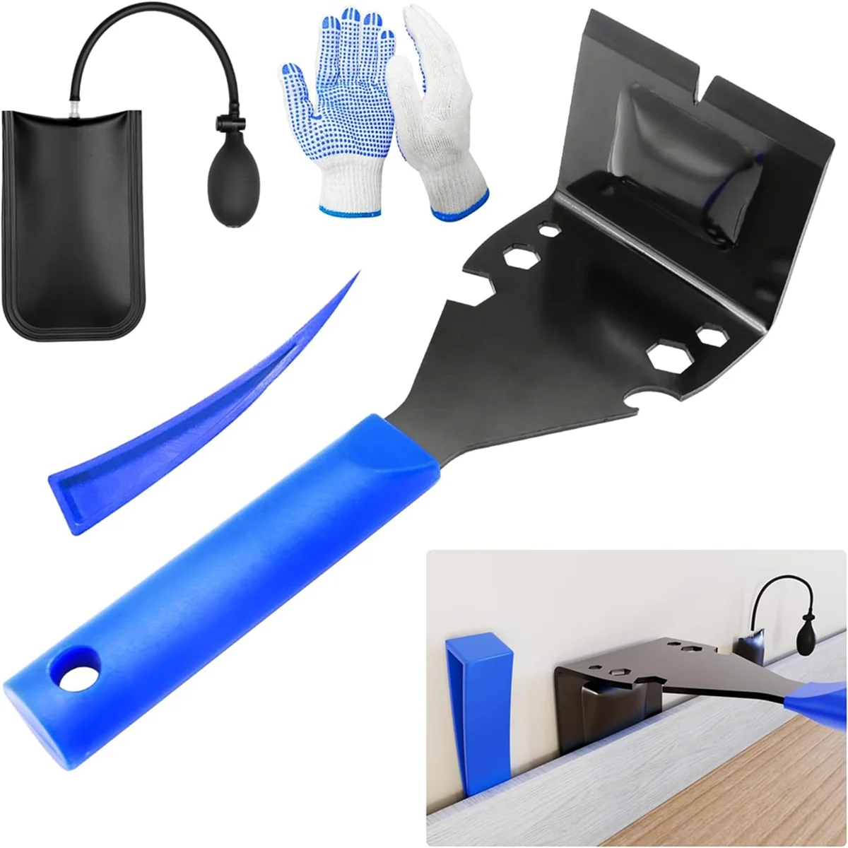 A002 Tile Trim Puller Base Plate, Tile Removal Tool for Commercial Work, Plastic Molding, Side Plate, Floor Demolition. view 6
