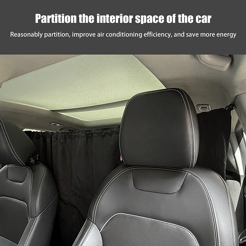 2 قطعة/المجموعة 140*80 سنتيمتر الشمس الظل الخصوصية الستار سيارة أجرة عزل الستار التقسيم الجانب نافذة ظلة UV حماية الستار