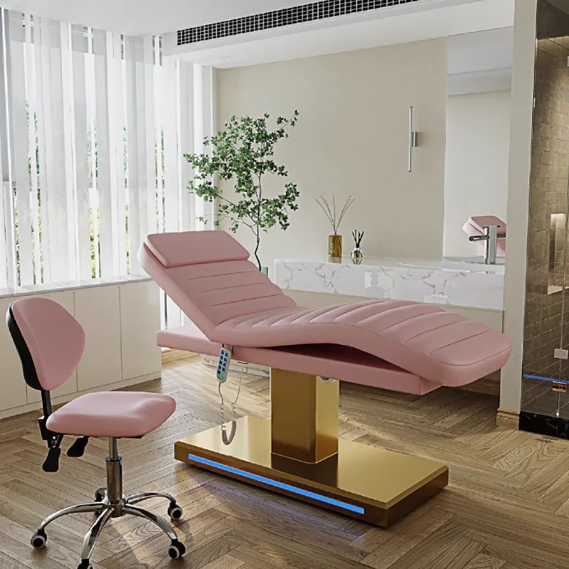 

Electric Beauty Massage Bed Luxury French Adult Profesional Lash Bed Premium Comfy Table De Massage Électrique Salon Furniture