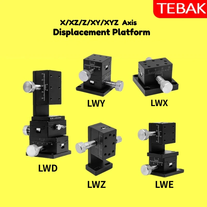 High Precision Manual Linear Translation Stages Dovetail Groove Guide X/XY/Z/XYZ Axis for Optical Equipment