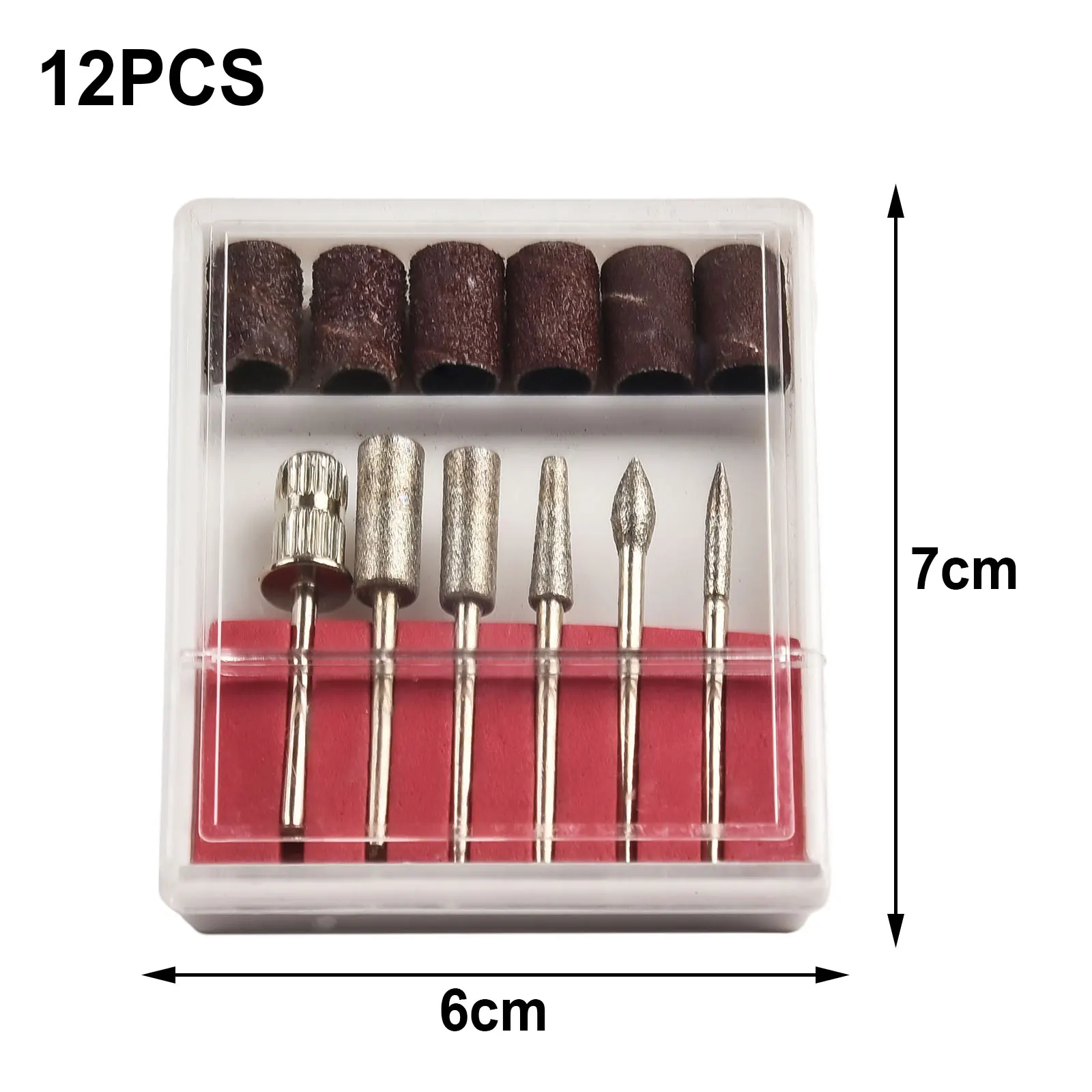 

Набор насадок для удаления и обрезки ногтей, электрическая фреза, портативный профессиональный инструмент для маникюра