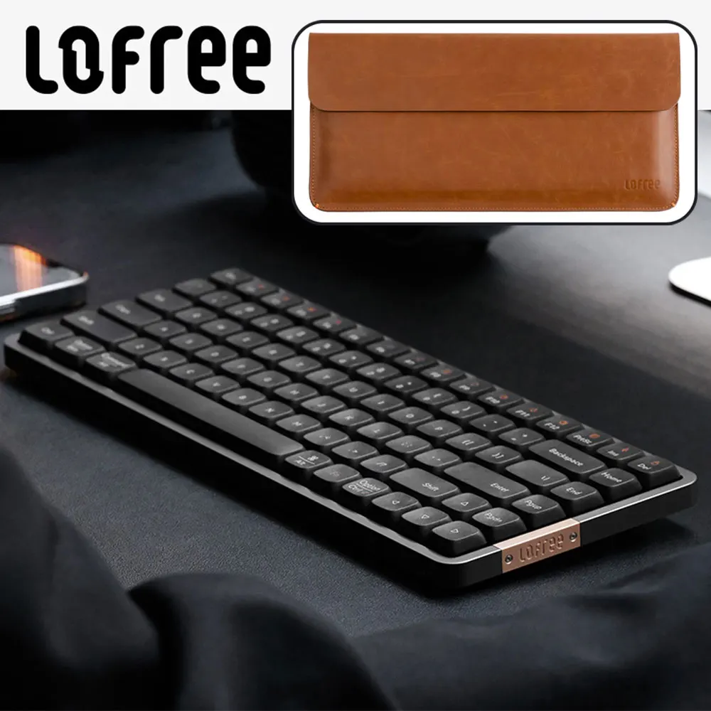 

LOFREE Flow Mechanical Keyboard Wireless Quiet and Gentle Sound Keyboard Ghost Linear Phantom Swith w/Bluetooth&Wired compatible