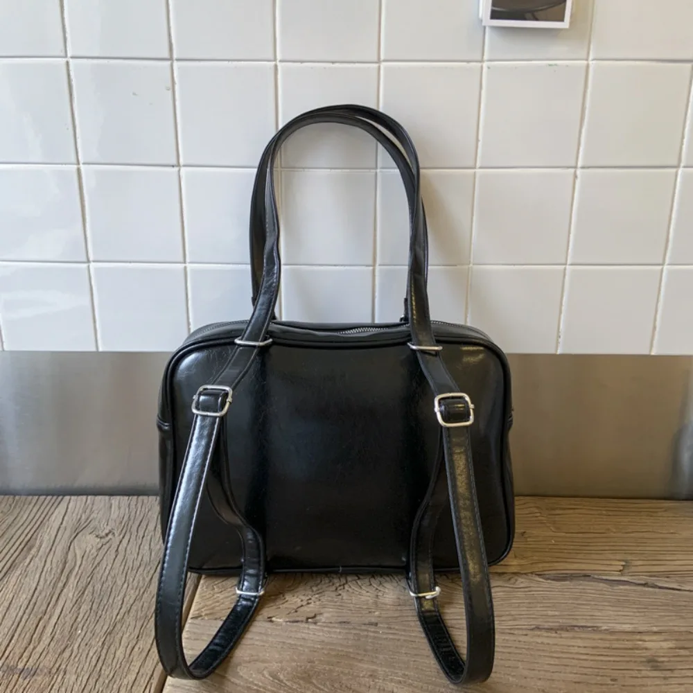 

Модная сумка для боулинга с сердечком и бантом в студенческом стиле, корейский стиль, униформа JK, сумка большой емкости, женский рюкзак из искусственной кожи Boston