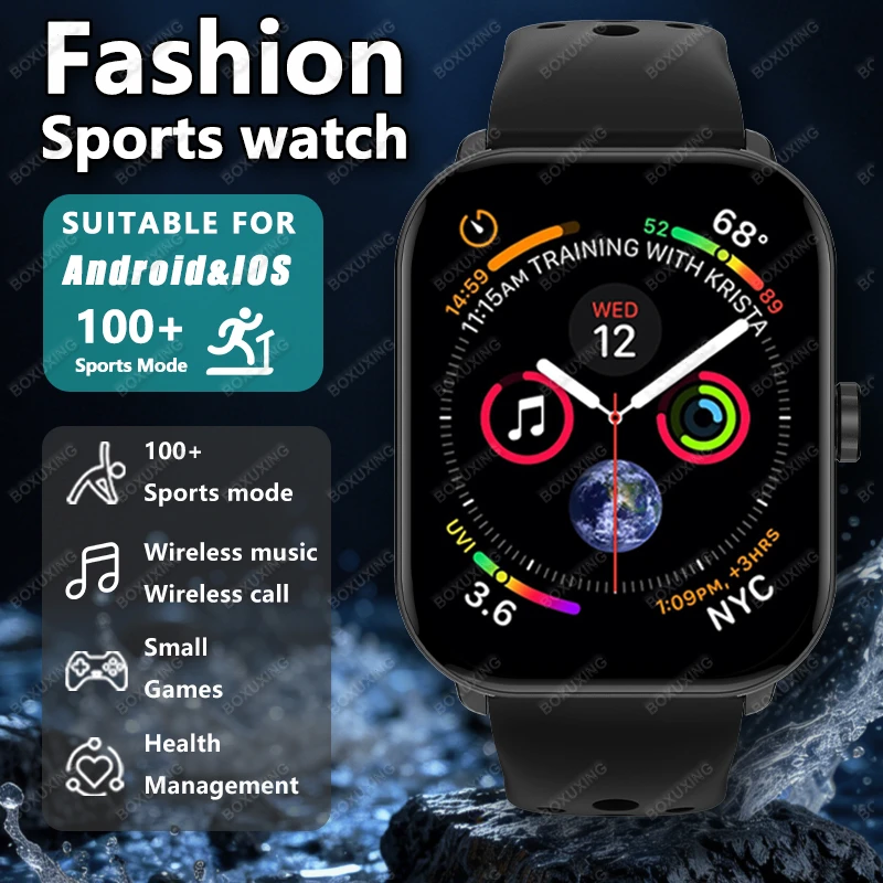 

Новые смарт-часы 2026 года: Watch 5 с измерением пульса, AMOLED HD-экраном 2,01 дюйма, GPS-трекингом, водонепроницаемостью IP68 и функцией звонков по Bluetooth