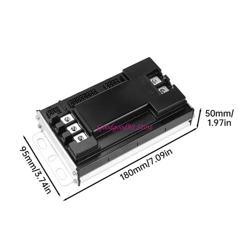 Electric Bike Motor Controller 50A Aluminum Housing for 500W-3000W Brushless Motor Replacement with Three-Mode Drive and Service
