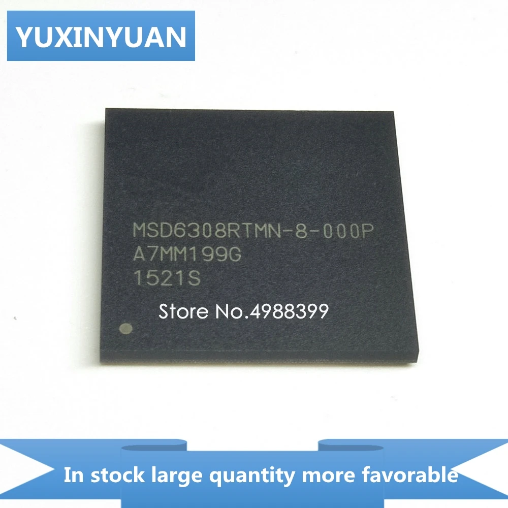 1PCS  MSD6308RTMN-8-000P MSD6308RTMN 8 000P  MSD 6308RTMN BGA YUXINYUAN