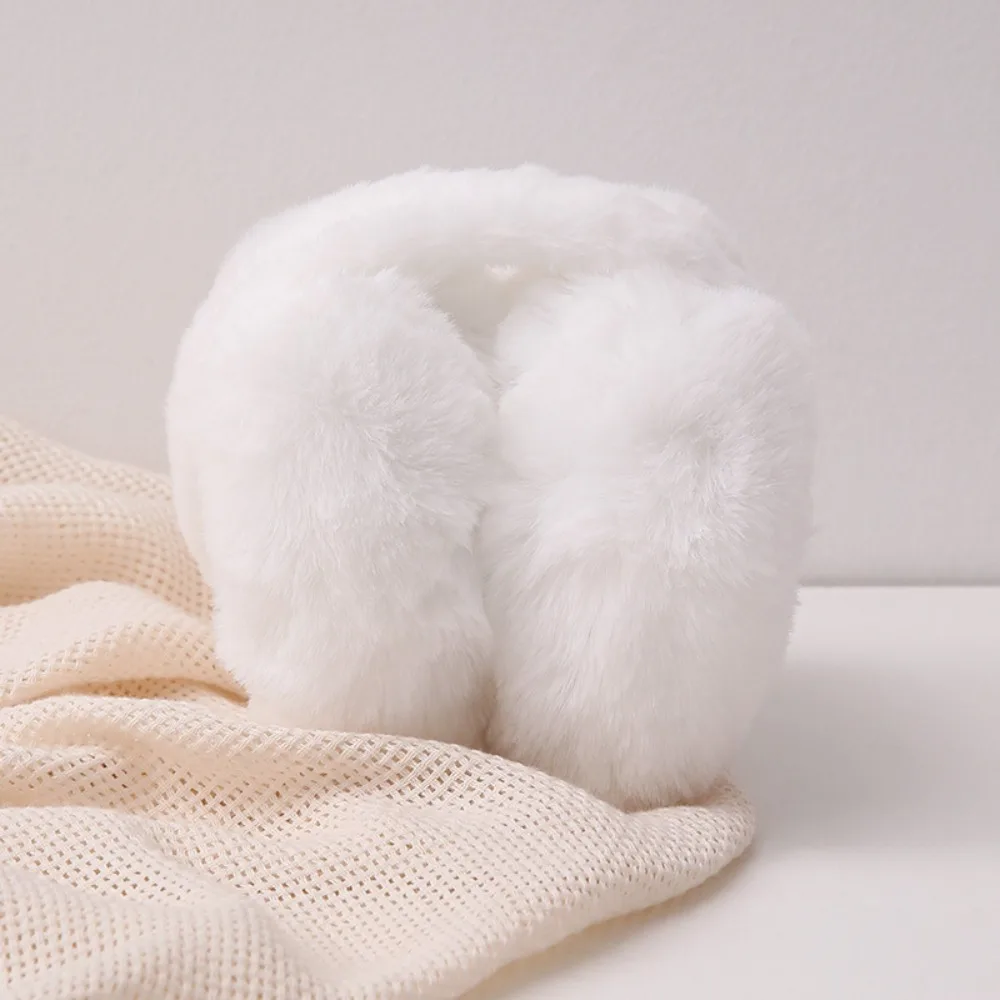 Fashion Warm Earmuffs Cold Protection Antifreeze Ear Protectors Foldable Earflaps Soft Suede Ear Warmer For Women Man