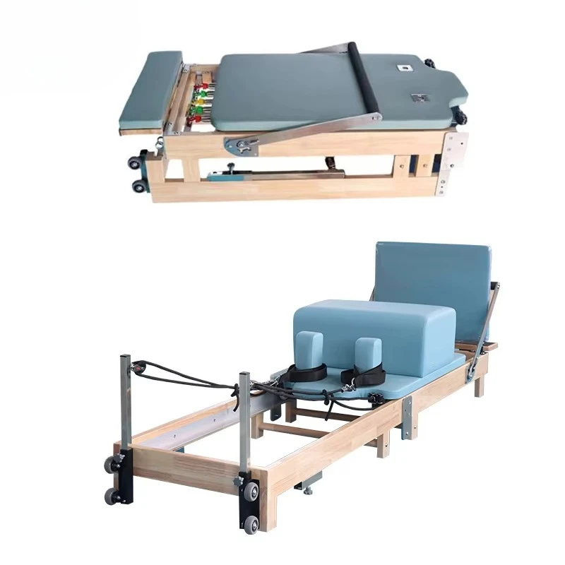 

Fitness Equipment Folding Pilates Machine Bed Home and Yoga Studio Oem Foldable Pilates Machine Reformer
