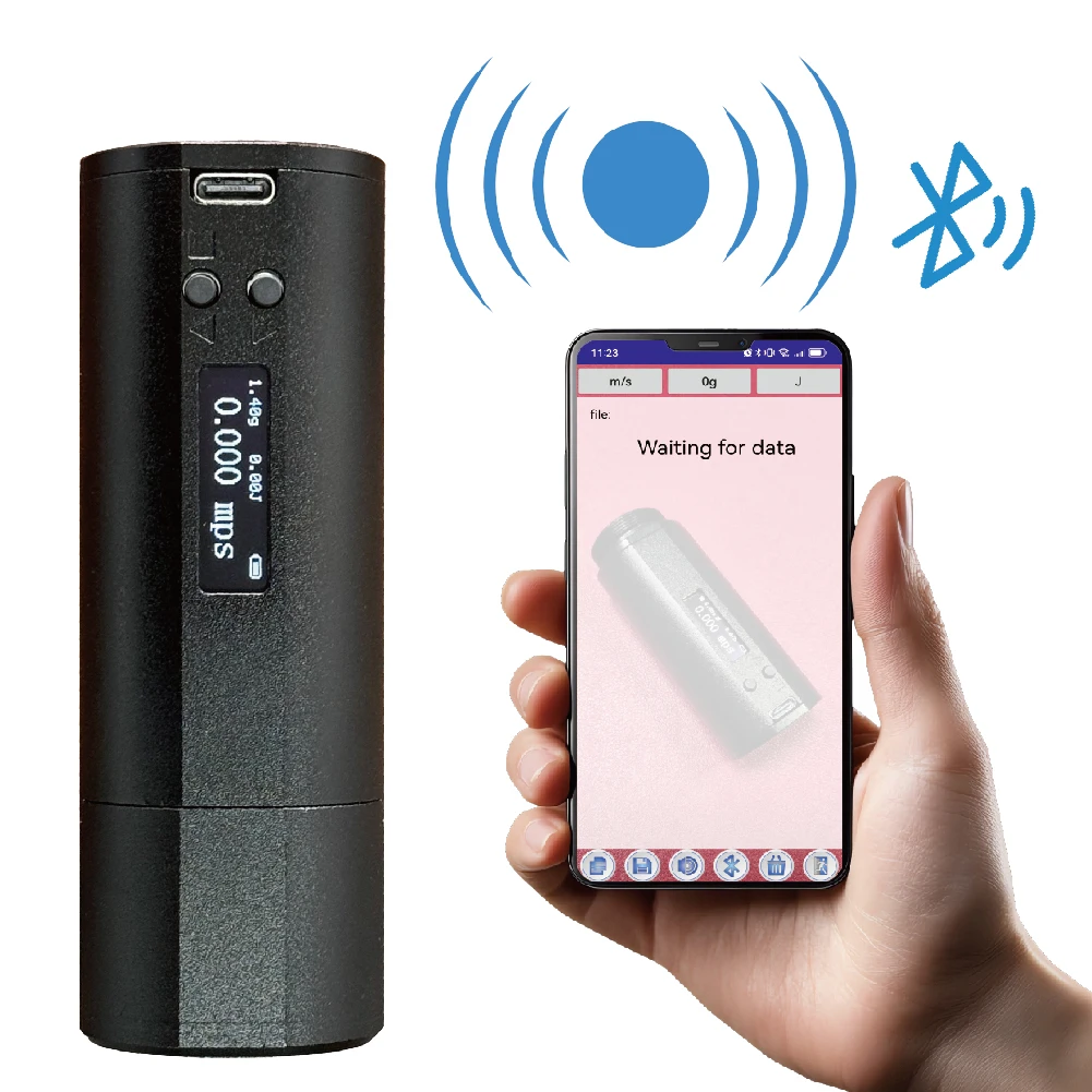 

Precision Shooting Chronograph Multi-Function Velocity Meter Bluetooth-Compatible Bullet Speed Tester Pocket