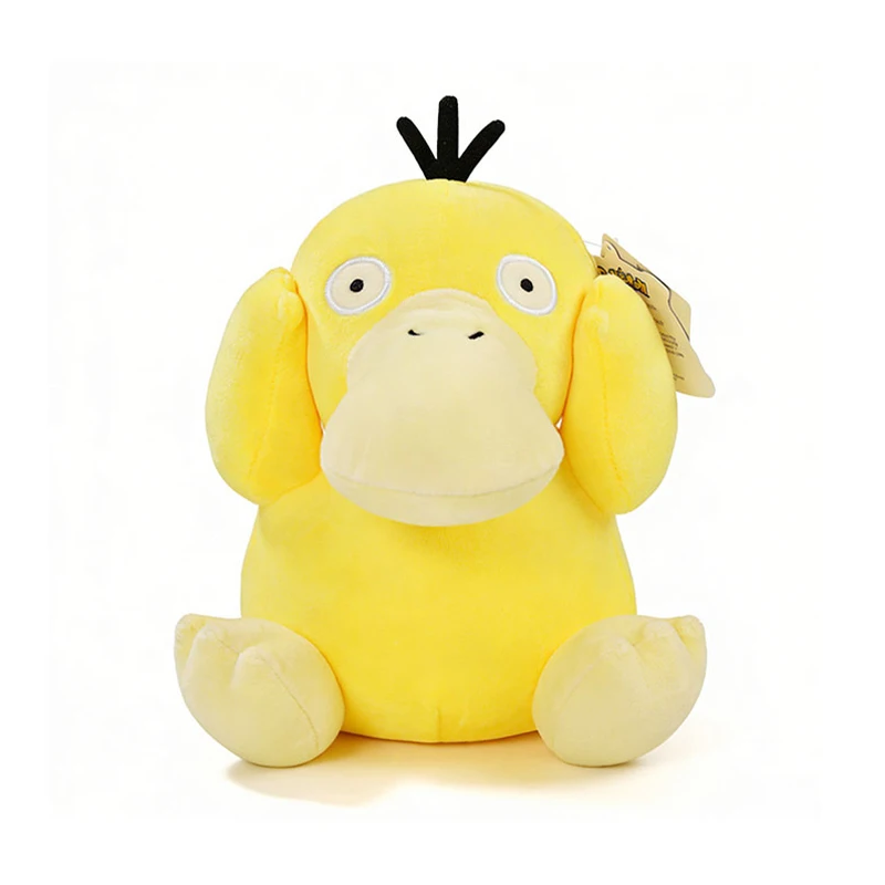 Peluche Pokemon Psyduck 20cm, jouet en peluche doux et moelleux pour collectionneurs, fans d'anime, cadeaux d'anniversaire, décoration de chambre à coucher