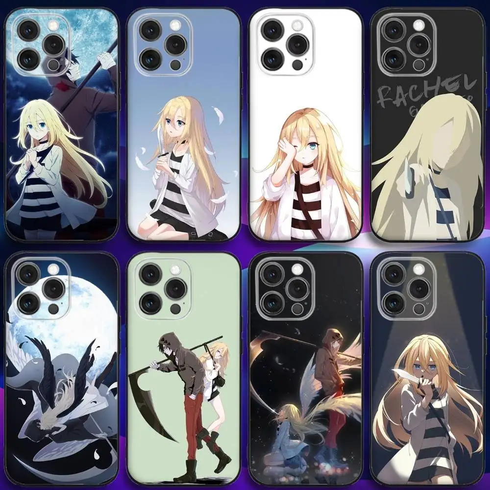 

Anime A-Angel of Death Phone Case For iPhone 16e,16,15,14,13,12,11,Pro,X,XS,Max,XR,Plus,Mini Soft Black Cover