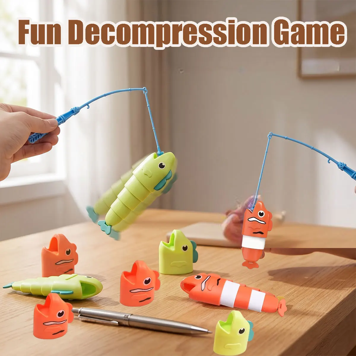 Juego de mesa interactivo de pesca, juguete de batalla familiar extensible, para 2 jugadores, adultos, entretenimiento para fiestas en casa, regalo