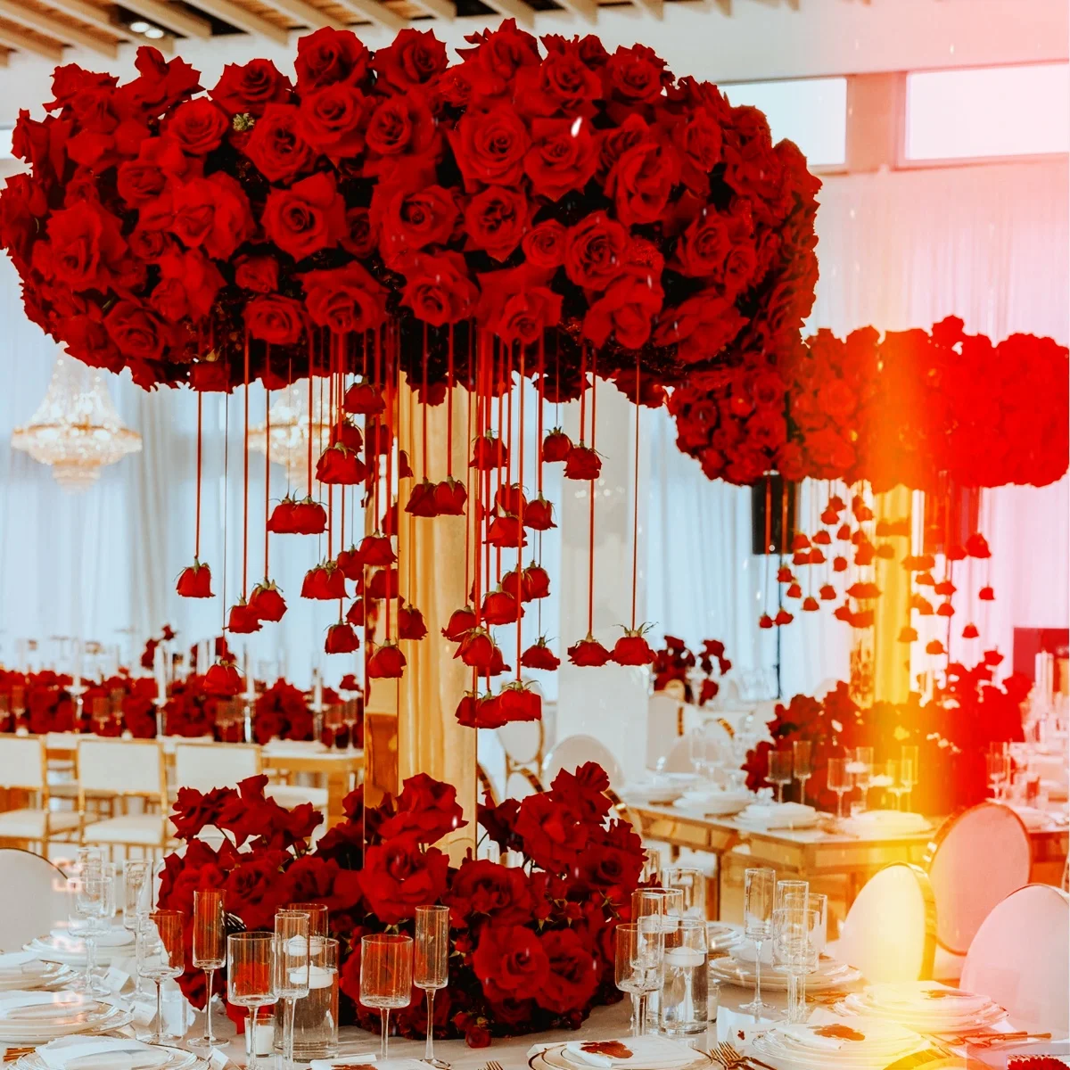 10pcs) Tall Gold Mirror Pillar Stand Gold Stainless Steel Flower for Wedding Table a23