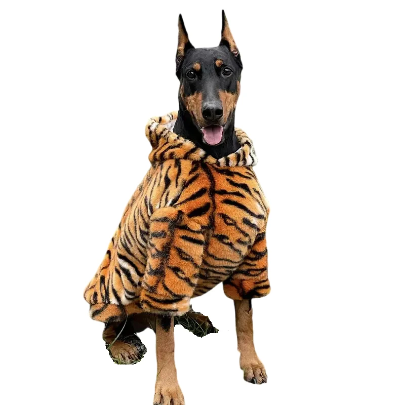 

Dobermann Одежда для собак Пальто с тигром Бордер-колли Самоед Хаски Лабрадор Золотистый ретривер Одежда Большая одежда для домашних животных Костюмы